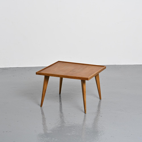 Coffee table with slightly tapered legs, France, circa 1950-1960