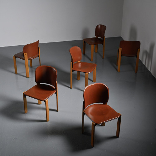 Suite de six chaises par Bruno Rey, Dietiker, Suisse, circa 1971