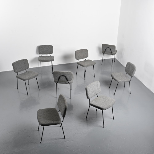Suite de 8 chaises F0907 dit Moulin par Pierre Paulin, Artifort circa 2000