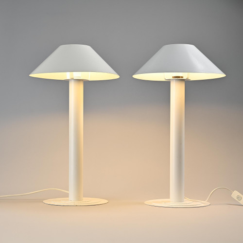 Lampes de table de Bent Karlby pour Lyfa, circa 1980