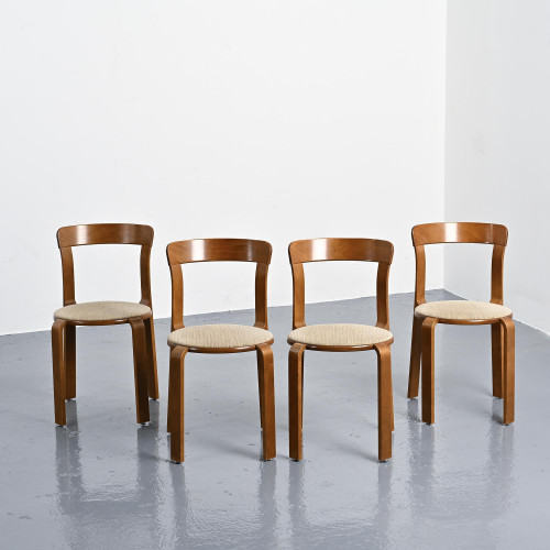 Vintage chairs by Bruno Rey, Dietiker Switzerland, Set of 4