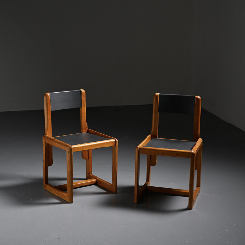 André Sornay: paire de chaises, France circa 1960