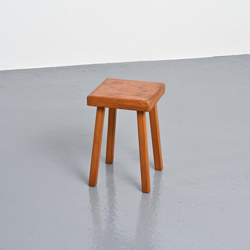 Vintage stool by Charlotte Perriand, France