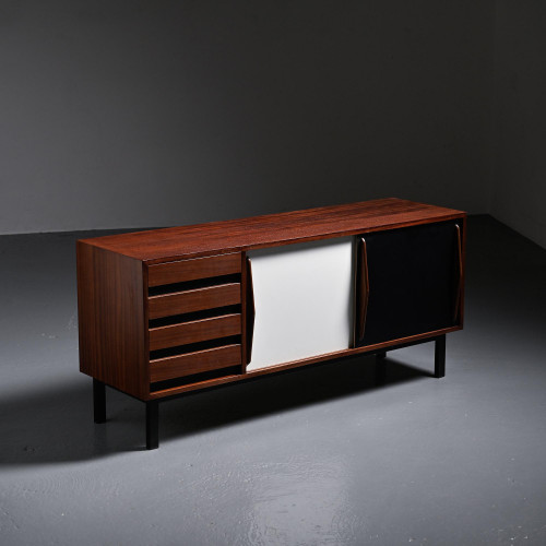 Mahogany Cansado Sideboard by Charlotte Perriand, circa 1960