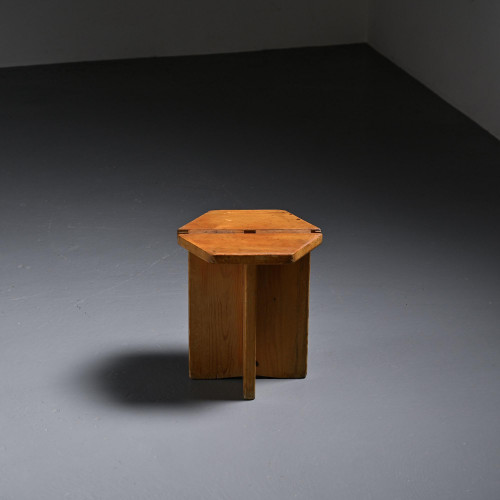 Tabourets par René Martin, Méribel Les Allues circa 1970