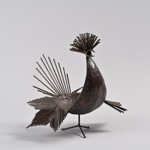 Sculpture of a Rooster by Michel Anasse, France circa 1960
