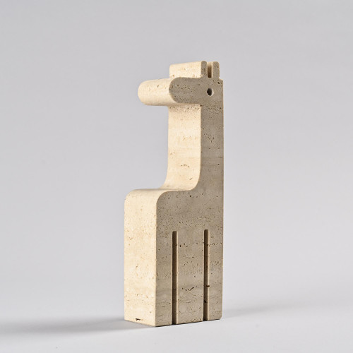 Travertine giraffe by Fratelli Manelli, circa 1970
