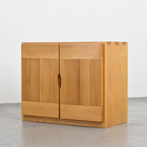 Solid pine buffet by Maison Regain, 1970s