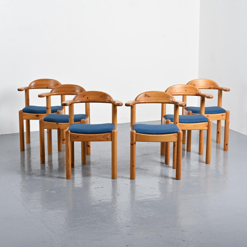 Armchairs by Vamdrup Stolefabrik, Denmark, circa 1970, Set of 6