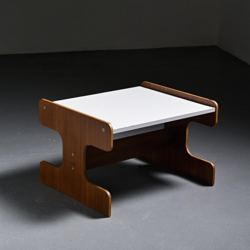 Plywood and Laminate Coffee Table, Negroni, circa 1970