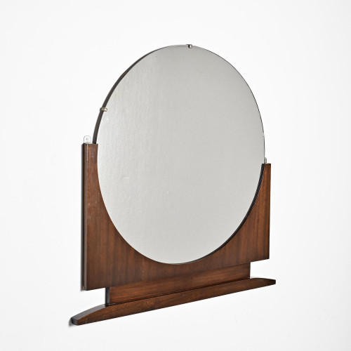 Large Art Deco Rosewood Mirror, France, circa 1930