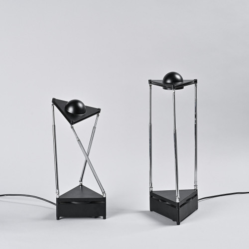 Lampe Kandido par Studio F.A. Porsche pour LUCI, Italie, circa 1980