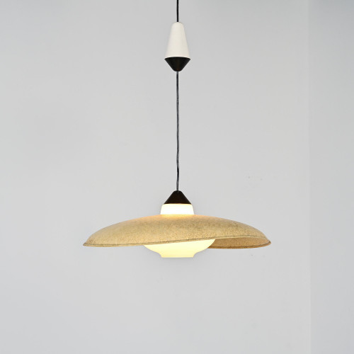 Fiberglass Pendant Light by Louis Christiaan Kalff for Philips, circa 1960