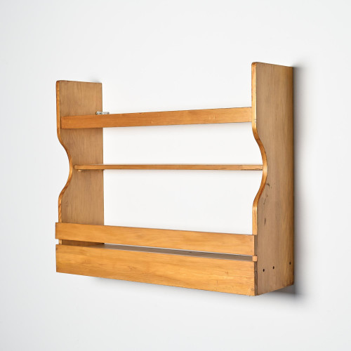 Charlotte Perriand, vaisselier mural Las Cases, Les Arcs, circa 1970