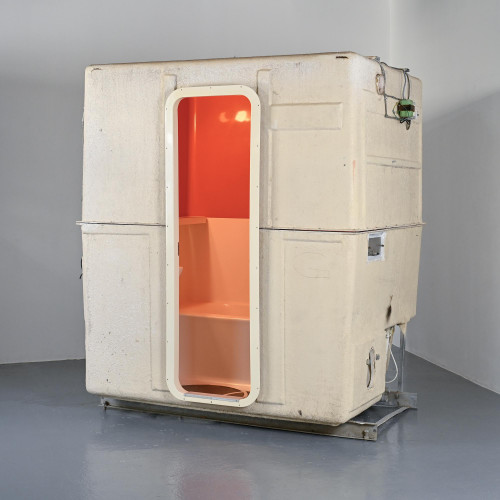 Prefabricated bathroom cabin, Charlotte Perriand, Les Arcs 1800, 1975