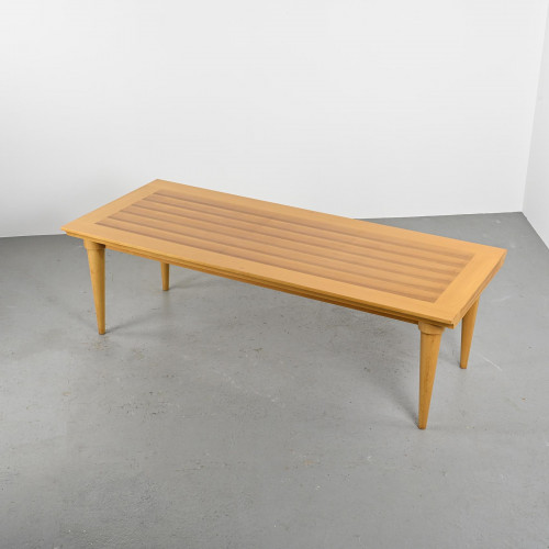 Design Solid Beech Dining Table, Driade circa 1980