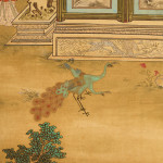 'One Hundred Beauties,' ink and watercolour on silk panels