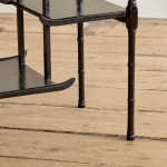 An Aesthetic Movement ebonised rectangular side table attributed to F.B. Goodyer for The Aesthetic Gallery