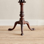 An exceptional George II mahogany tilt top tea table