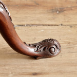 An exceptional George II mahogany tilt top tea table