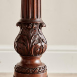 An exceptional George II mahogany tilt top tea table
