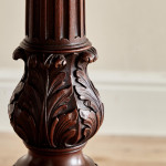 An exceptional George II mahogany tilt top tea table