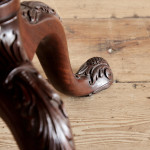 An exceptional George II mahogany tilt top tea table