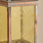 An Arts & Crafts copper plated lantern