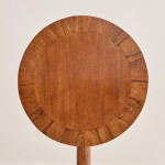 A Regency rosewood circular tilt top occasional table