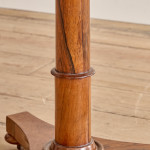 A Regency rosewood circular tilt top occasional table