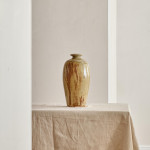 A stoneware bottle vase by Richard Batterham (1936 - 2021)