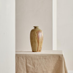 A stoneware bottle vase by Richard Batterham (1936 - 2021)