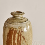 A stoneware bottle vase by Richard Batterham (1936 - 2021)