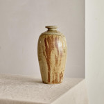 A stoneware bottle vase by Richard Batterham (1936 - 2021)