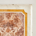 A large and rare rectangular commesso marble slab