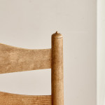An ash ladderback chair designed by Ernest Gimson (1864 - 1919) and made by Edward Gardiner (1903 - 1958)