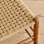 An ash ladderback chair designed by Ernest Gimson (1864 - 1919) and made by Edward Gardiner (1903 - 1958)