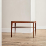 A rectangular rosewood veneered coffee table by Severin Hansen Jnr