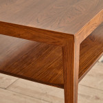A rectangular rosewood veneered coffee table by Severin Hansen Jnr