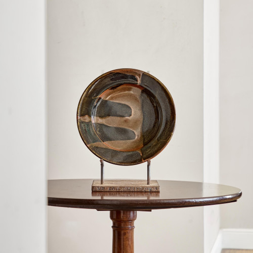 A stoneware charger by Ray Finch (1914 - 2012) for Winchcombe Pottery