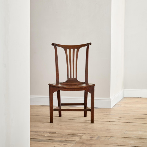 A George III mahogany side chair