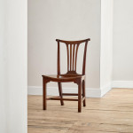 A George III mahogany side chair