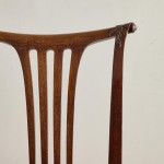 A George III mahogany side chair