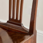 A George III mahogany side chair