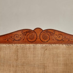 A fine Regency Amboyna sofa in the manner of George Bullock (1777 - 1818)