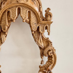 A finely carved Portuguese rococo beechwood frame