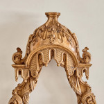 A finely carved Portuguese rococo beechwood frame