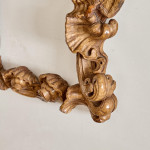 A finely carved Portuguese rococo beechwood frame