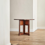 An Art Deco burr amboyna and macassar ebony square centre table attributed to Francis Jourdain (1876 - 1958)