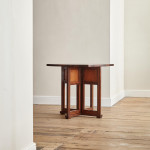 An Art Deco burr amboyna and macassar ebony square centre table attributed to Francis Jourdain (1876 - 1958)